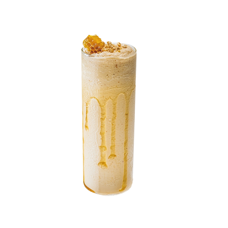 蜂蜜,花生冰沙,花生