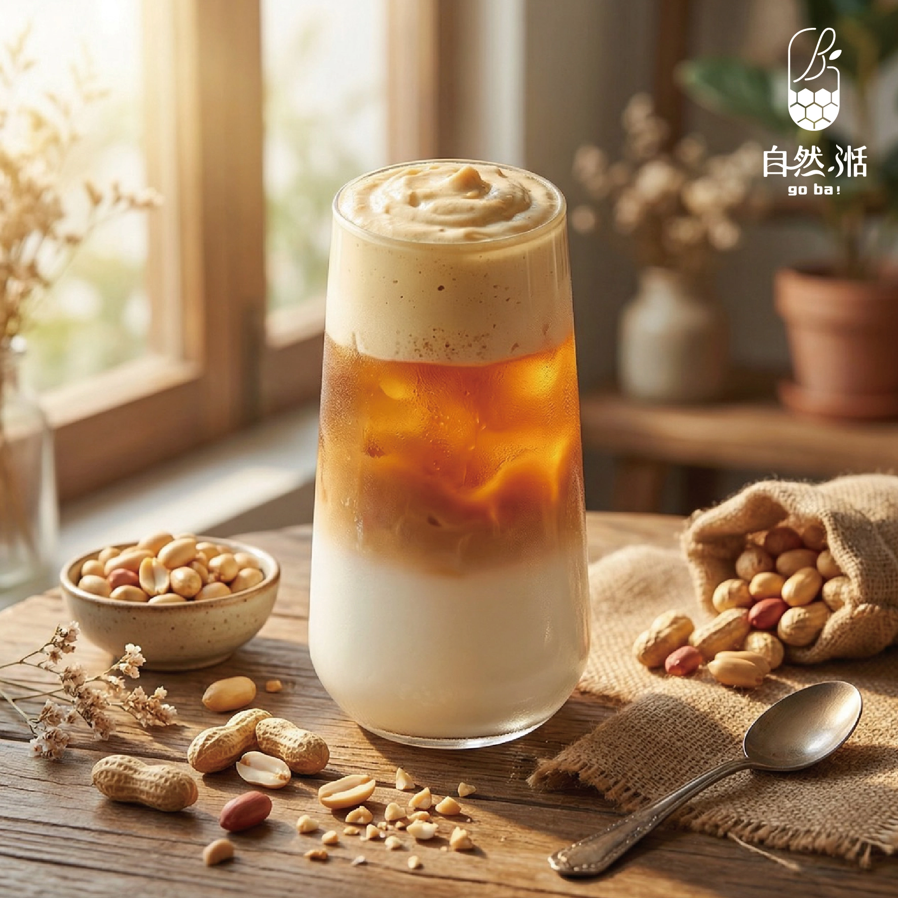 奶蓋,起司,花生,甜點,巴斯克蛋糕,自然湉