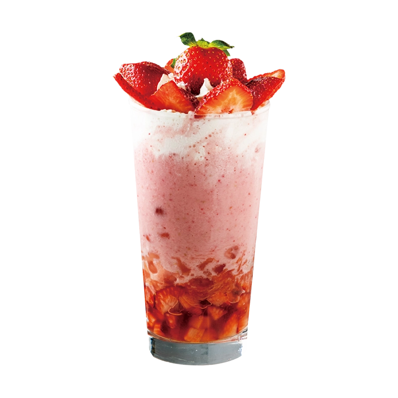 大湖草莓,冰沙,椰奶