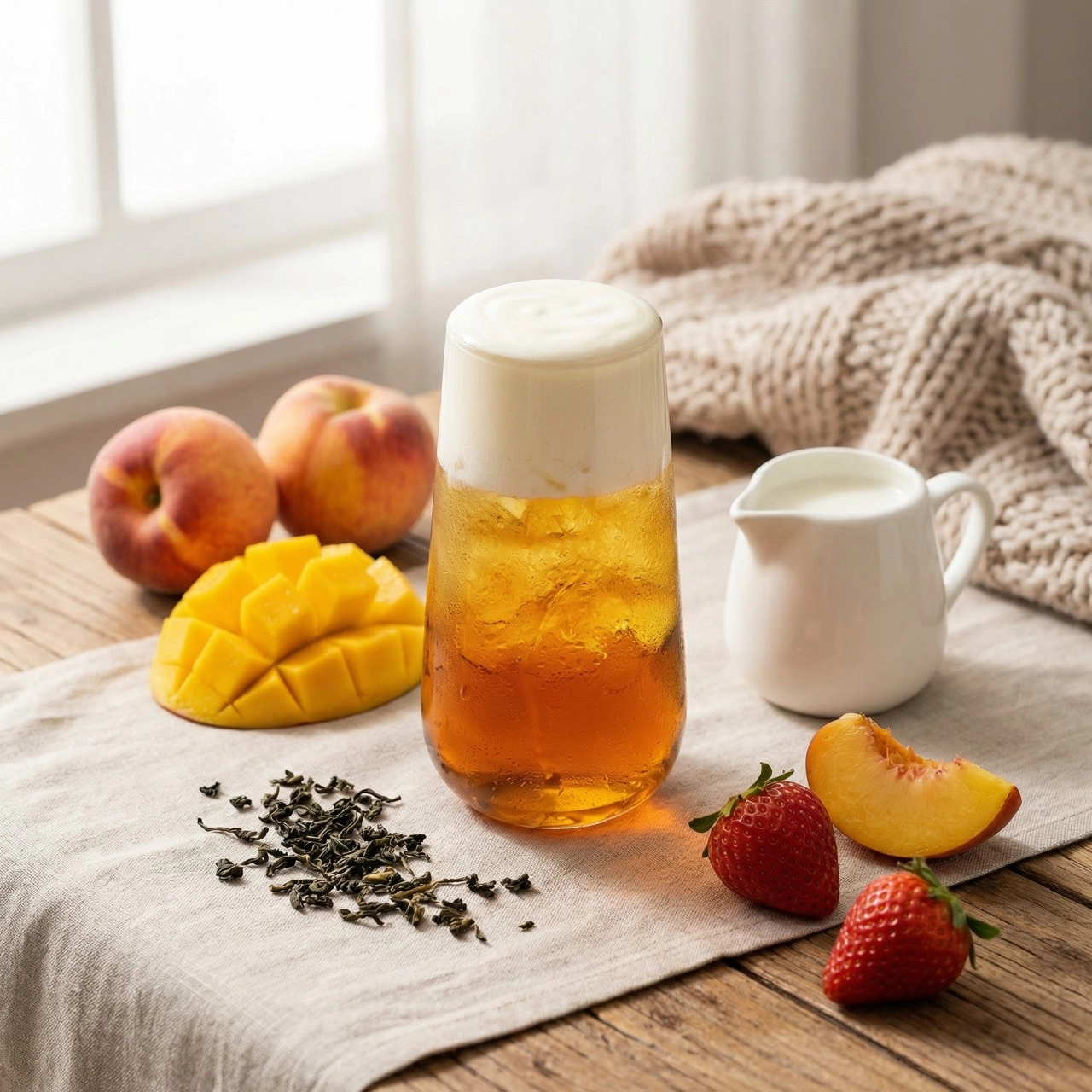 甜點,奶霜,奶蓋,花生,蜂蜜,起司,自然湉,火龍果