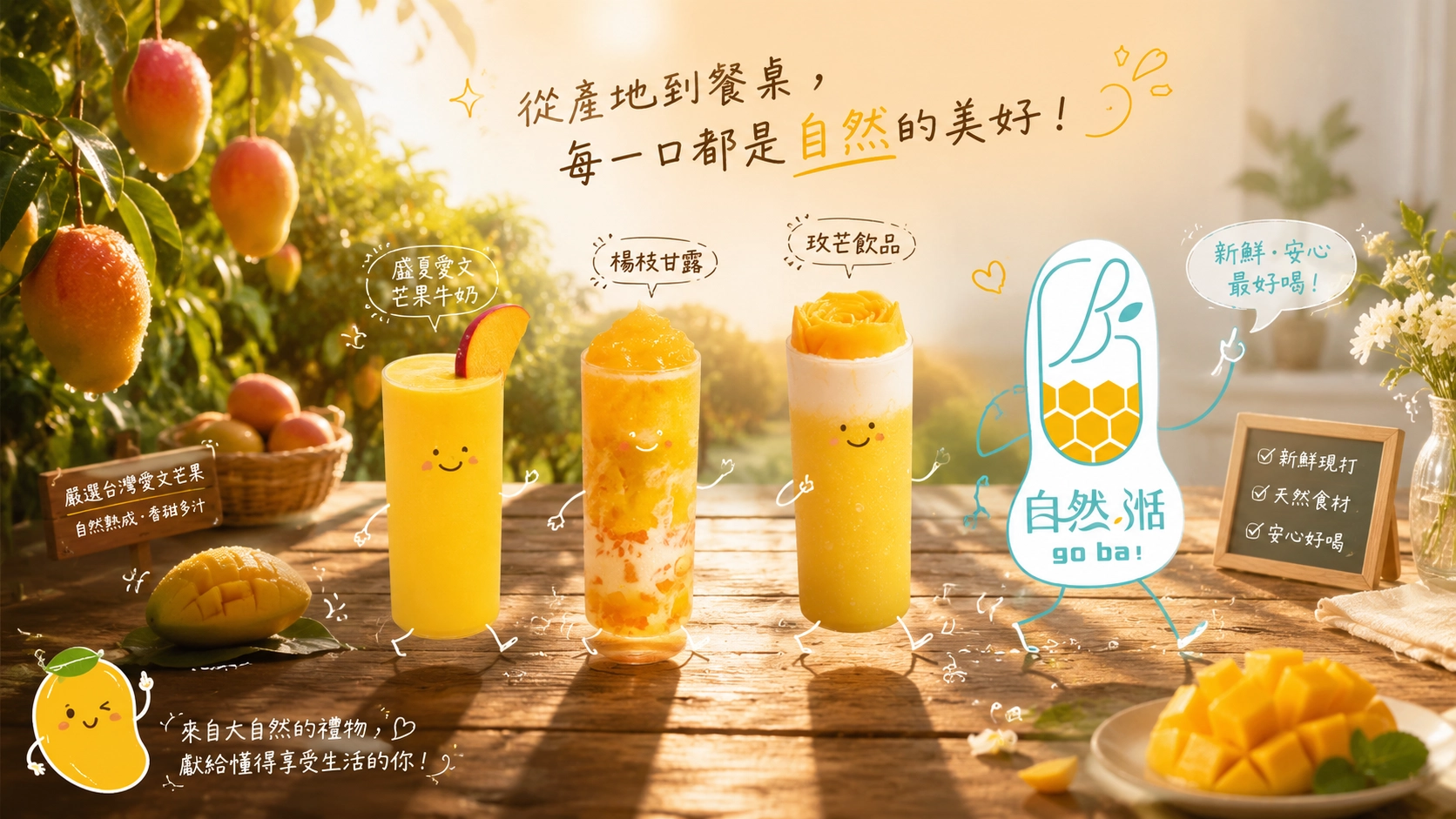 自然湉 7 款愛文芒果飲品全系列比較選購指南