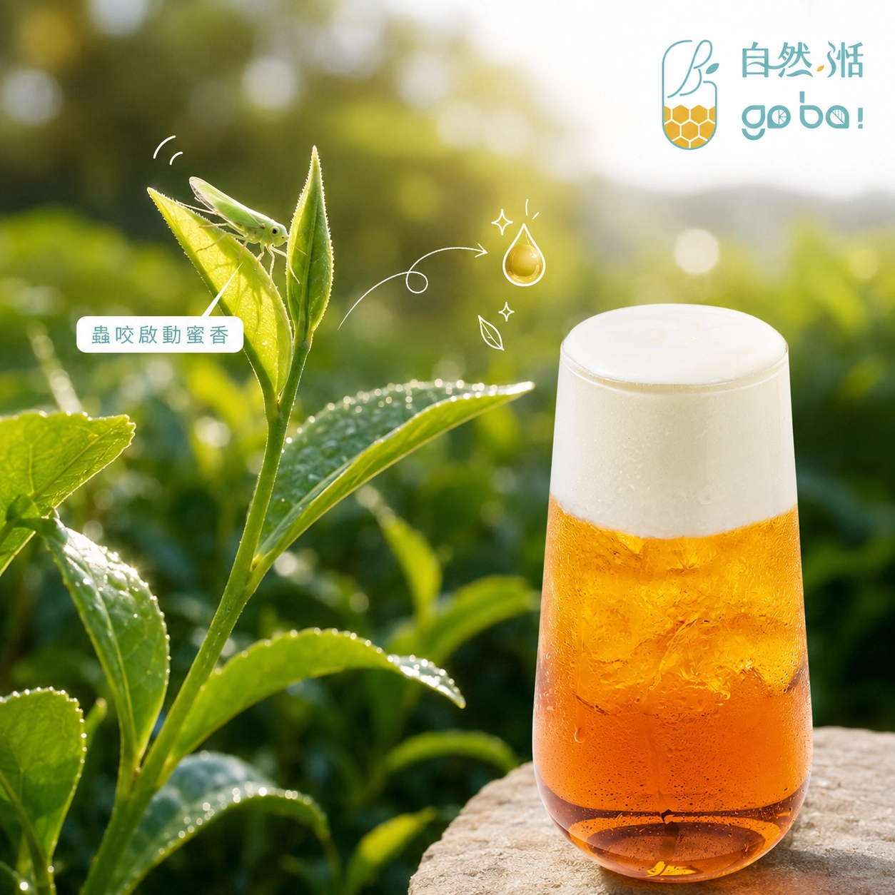 小綠葉蟬 著涎 東方美人茶 蜜香工序